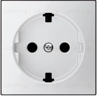 Накладка для розетки SCHUKO ABB SKY Стекло белое 2CLA858800A2101 2CLA858800A2101