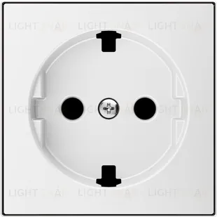 Накладка для розетки SCHUKO с плоской поверхностью ABB SKY Альпийский белый 2CLA858890A1101 2CLA858890A1101