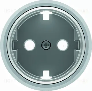 ABB SKY Moon Накладка для розетки SCHUKO с плоской поверхностью, кольцо ”хром” 2CLA868890A1401 2CLA868890A1401