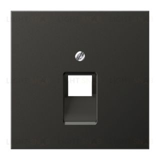 Jung LS 990 Антрацит накладка 1-ой наклонной ТЛФ/комп розетки AL2969-1UAAN AL2969-1UAAN