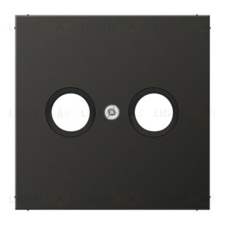 Jung LS 990 Антрацит накладка TV-FM розетки AL2990TVAN AL2990TVAN
