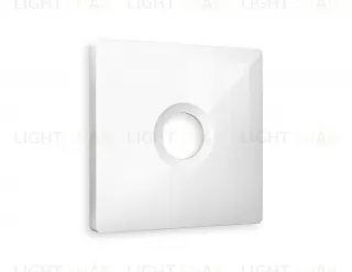 Лицевая панель ALFA (Белый глянец) для TV розетки QUANT AP1130 AP1130