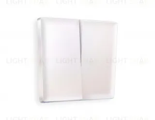 Лицевая панель ALFA (Жемчуг) для 2-клавишных выключателей QUANT AP2030 AP2030