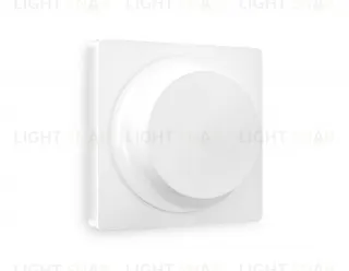 Лицевая панель ALFA (Белый матовый) для светорегулятора универсального QUANT AP1255 AP1255