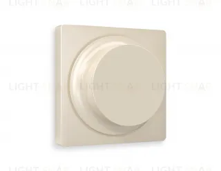 Лицевая панель ALFA (Бежевый матовый) для светорегулятора универсального QUANT AP3255 AP3255