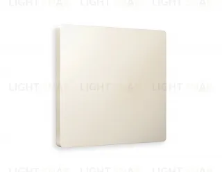 Лицевая панель ALFA (Бежевый матовый) заглушка для суппорта QUANT AP3360 AP3360