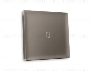 Лицевая панель ALFA (Темная бронза матовый) для 1-клавишных выключателей с подсветкой QUANT AP6320 AP6320