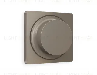 Лицевая панель ALFA (Темная бронза матовый) для светорегулятора универсального QUANT AP6355 AP6355