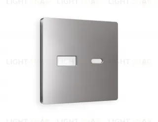 Лицевая панель ALFA (Сталь матовый) для розетки 2USB тип A+C QUANT AP5110 AP5110