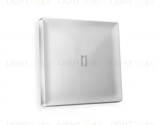 Лицевая панель ALFA (Серебро глянец) для 1-клавишных выключателей с подсветкой QUANT AP4020 AP4020