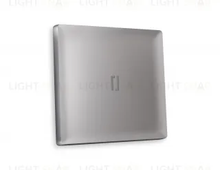 Лицевая панель ALFA (Сталь матовый) для 1-клавишных выключателей с подсветкой QUANT AP5020 AP5020