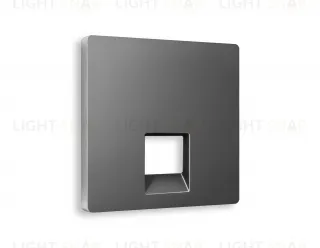 Лицевая панель ALFA (Антрацит серый) для компьютерной/телефонной розетки RJ-45/RJ-11 QUANT AP6620 AP6620