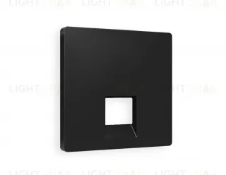 Лицевая панель ALFA (Черный матовый) для компьютерной/телефонной розетки RJ-45/RJ-11 QUANT AP8120 AP8120