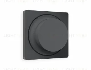 Лицевая панель ALFA (Графит Мягкое касание) для светорегулятора универсального QUANT AP9055 AP9055