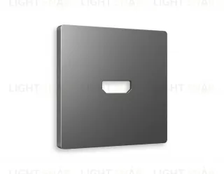 Лицевая панель ALFA (Антрацит серый) для HDMI розетки QUANT AP6640 AP6640