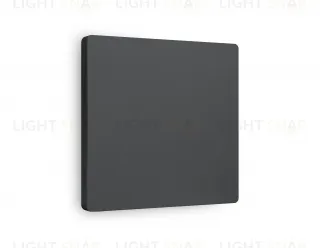 Лицевая панель ALFA (Графит Мягкое касание) заглушка для суппорта QUANT AP9160 AP9160