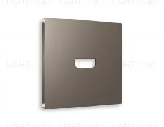 Лицевая панель ALFA (Темная бронза матовый) для HDMI розетки QUANT AP6440 AP6440