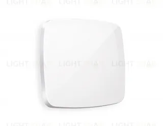 Лицевая панель OMEGA (Белый глянец) для 1-клавишных выключателей QUANT OP1010 OP1010