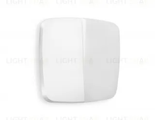 Лицевая панель OMEGA (Белый матовый) для 2-клавишных выключателей QUANT OP1230 OP1230