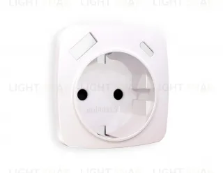 Лицевая панель OMEGA (Жемчуг) для электрической розетки с заземлением со шторками 2USB тип A+C QUANT OP2100 OP2100