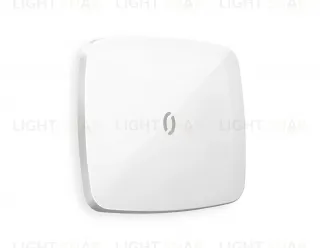 Лицевая панель OMEGA (Белый глянец) для 1-клавишных выключателей с подсветкой QUANT OP1020 OP1020