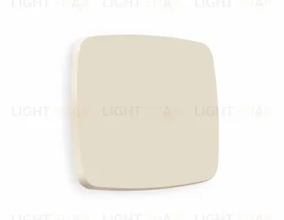 Лицевая панель OMEGA (Бежевый матовый) для 1-клавишных выключателей QUANT OP3210 OP3210