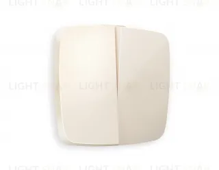 Лицевая панель OMEGA (Бежевый глянец) для 2-клавишных выключателей QUANT OP3030 OP3030