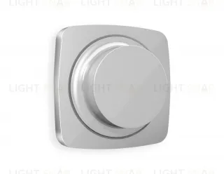 Лицевая панель OMEGA (Серебро глянец) для светорегулятора универсального QUANT OP4055 OP4055