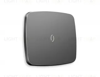 Лицевая панель OMEGA (Антрацит серый) для 1-клавишных выключателей с подсветкой QUANT OP6520 OP6520