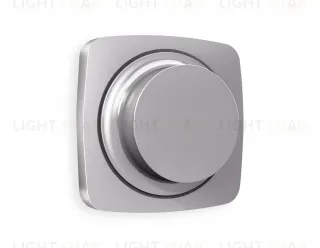 Лицевая панель OMEGA (Сталь матовый) для светорегулятора универсального QUANT OP5055 OP5055