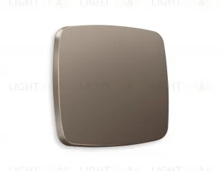 Лицевая панель OMEGA (Темная бронза матовый) для 1-клавишных выключателей QUANT OP6310 OP6310