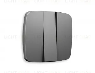 Лицевая панель OMEGA (Антрацит серый) для 3-клавишных выключателей QUANT OP6550 OP6550