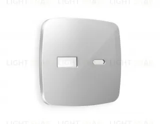 Лицевая панель OMEGA (Серебро глянец) для розетки 2USB тип A+C QUANT OP4110 OP4110