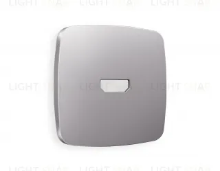 Лицевая панель OMEGA (Сталь матовый) для HDMI розетки QUANT OP5140 OP5140