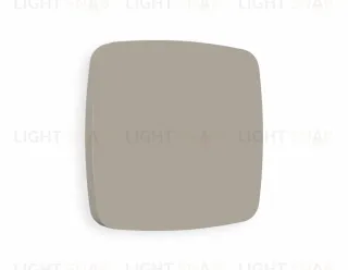 Лицевая панель OMEGA (Серо-бежевый матовый) заглушка для суппорта QUANT OP3760 OP3760