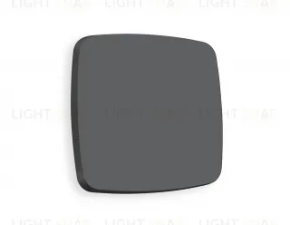 Лицевая панель OMEGA (Графит Мягкое касание) для 1-клавишных выключателей QUANT OP9010 OP9010