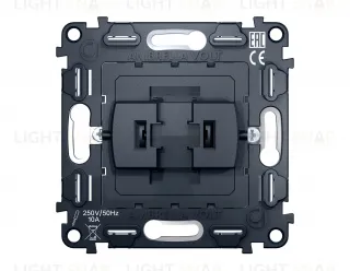 Механизм 1-клавишного перекрестного выключателя 10A-250V QUANT VM112 VM112