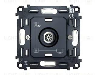 Механизм TV розетки оконечной 50-870 MHz 1dB QUANT VM202 VM202