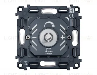 Механизм светорегулятора универсального поворотно-нажимного 25-600W/LED 5-300W QUANT VM136 (EXTRA CONTROL) VM136