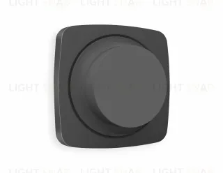 Лицевая панель OMEGA (Графит Мякое касание) для светорегулятора универсального QUANT OP9055 OP9055