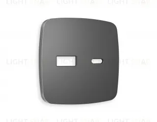 Лицевая панель OMEGA (Антрацит серый) для розетки 2USB тип A+C QUANT OP6610 OP6610