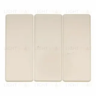 Клавиши для трехклавишного выключателя, Arsys, цвет: белый, глянцевый 14650002 14650002