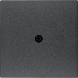 Центральная панель для кабельного вывода, S.1/B.3/B.7, цвет: антрацитовый, матовый 10191606 10191606