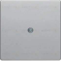 Центральная панель для кабельного вывода, Berker Q.1/Q.3, алюминиевый, с эффектом бархата 10196084 10196084