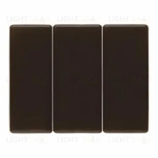 Клавиши для трехклавишного выключателя, Arsys, цвет: коричневый, глянцевый 14650001 14650001