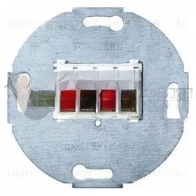 Berker розетка для громкоговорителя двойная 457309 457309