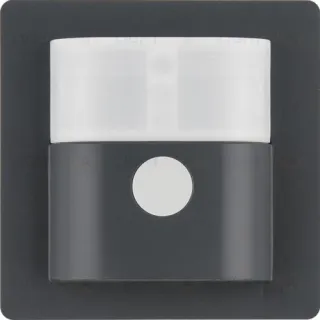 Berker.Net - Инфракрасный датчик движения 1,1, Q.1/Q.3, цвет: антрацитовый, с эффектом бархата 85341126 85341126