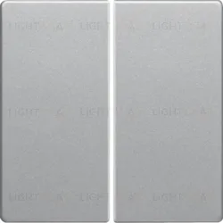 Клавиша двойная Berker Q.1/Q.3, алюминиевый, с эффектом бархата 16236084 16236084