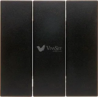 Клавиши для трехклавишного выключателя, S.1/B.3/B.7, цвет: антрацитовый, матовый 16651606 16651606