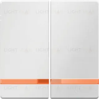 Клавиши с оранжевой линзой, Q.1/Q.3, цвет: полярная белизна, с эффектом бархата 16276089 16276089